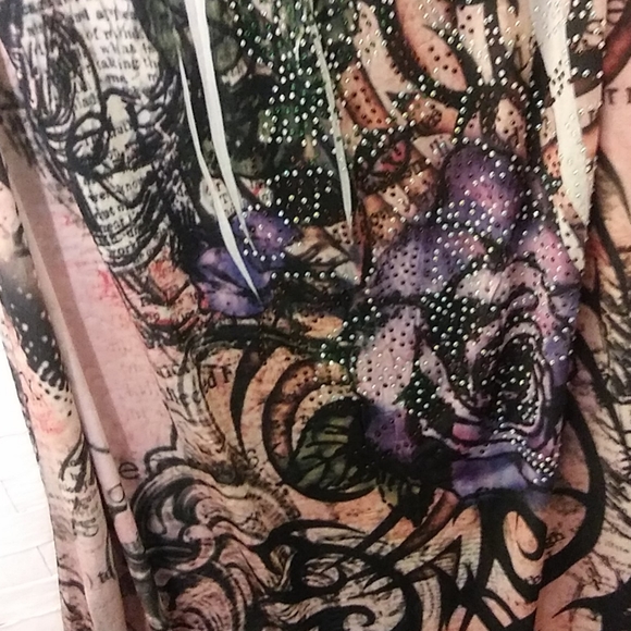 Soft, Colorful Maxi Halter with beads & Studs - Picture 5 of 11